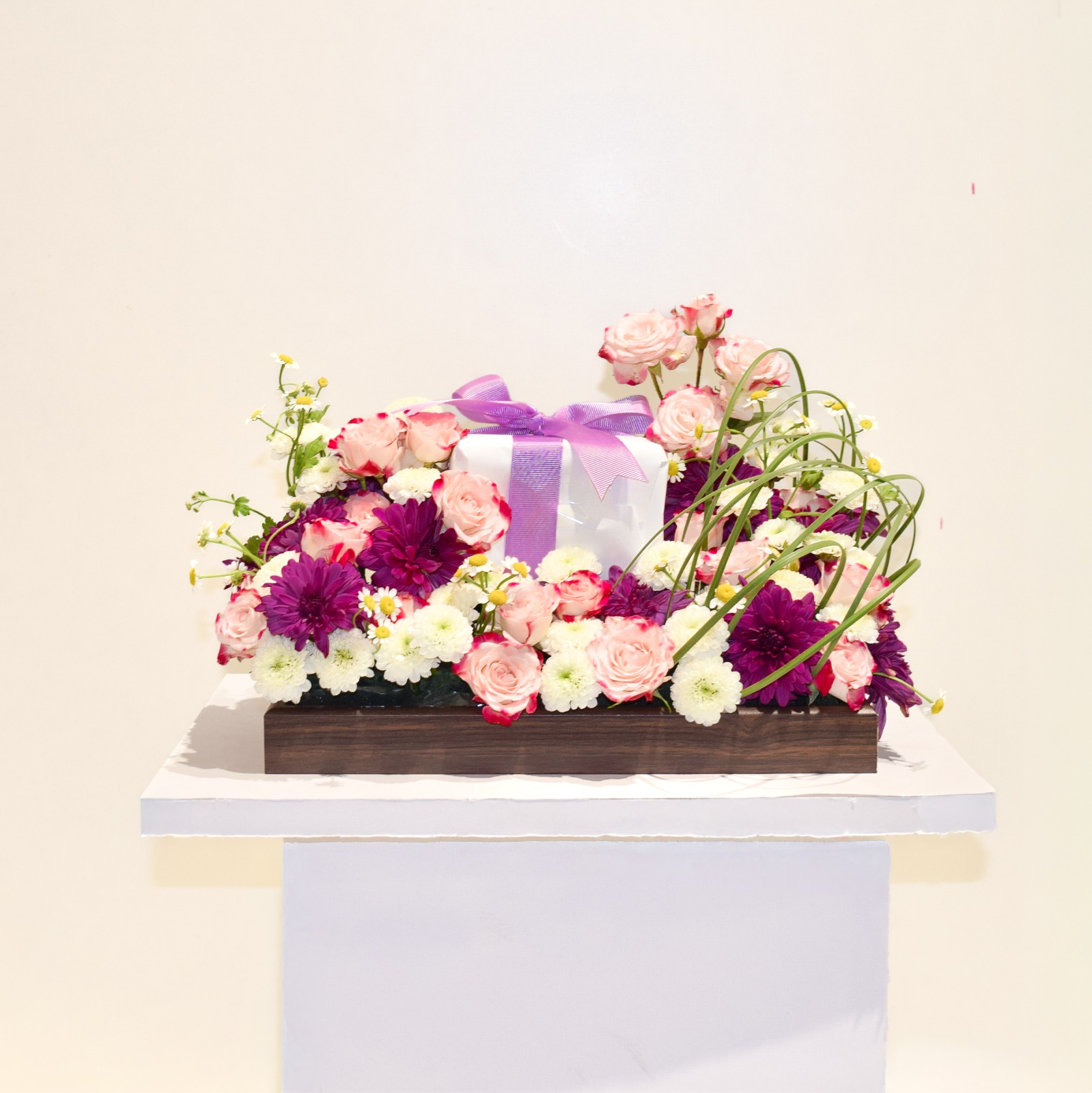 Blushing Garden Arrangement Dubai