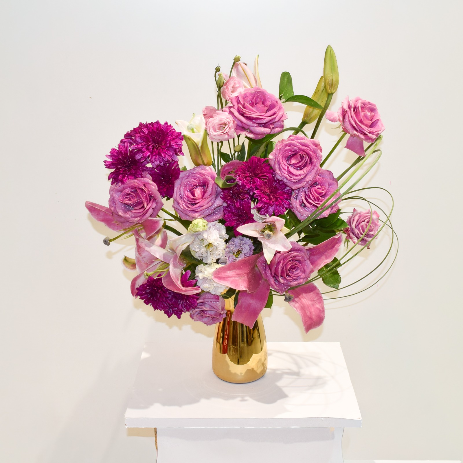 Lily Vase Arrangement Dubai