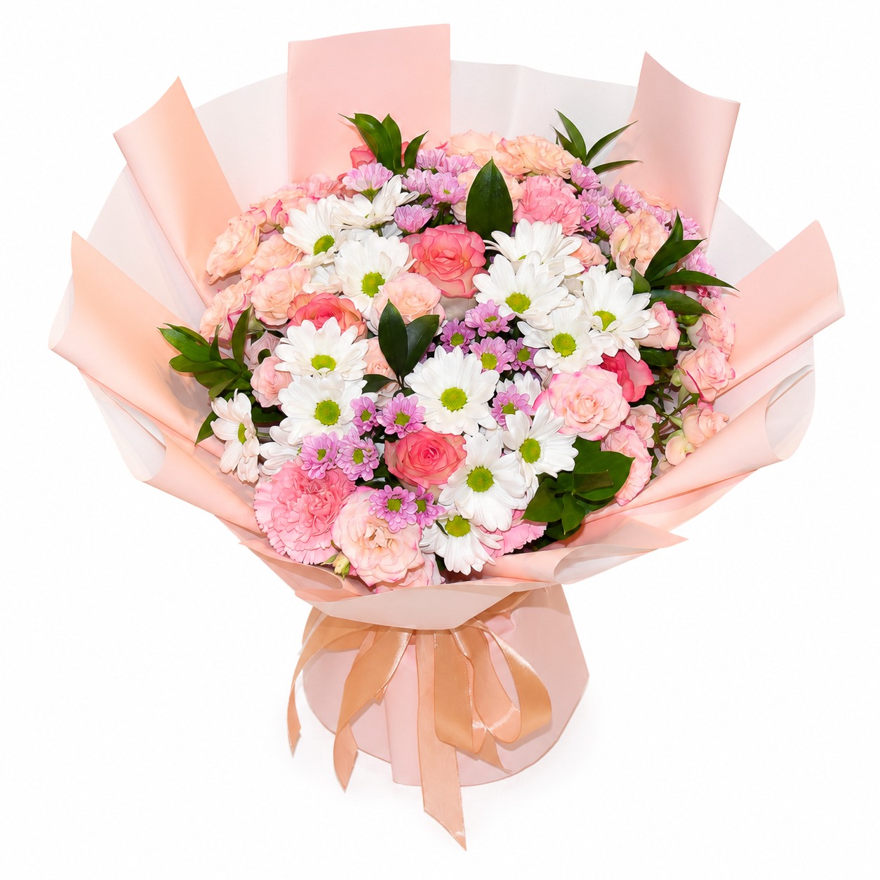 Mixed Roses Chrysanthemum Bouquet Dubai