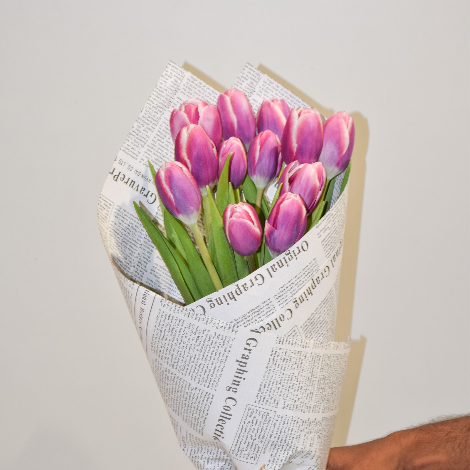 Tulips Dark Purple Bouquet Dubai